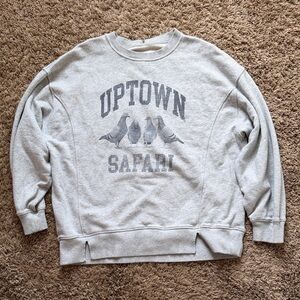 Aerie Gray Crewneck Men's Sweater